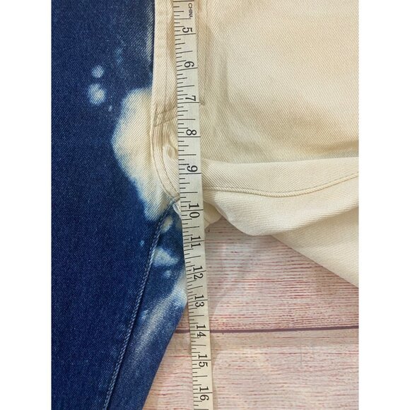 Versace Jeans Couture Two Tone Cropped Jeans(Altered) - W33 - Picture 8 of 15